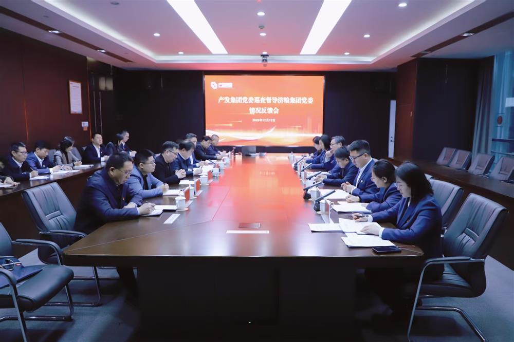 辉达娱乐党委巡查督导组向济粮平台党委反馈巡查督导情况